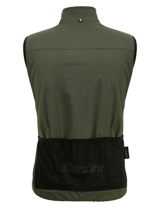 Santini Alpha Pack Gravel Sleeveless Vest - Military
