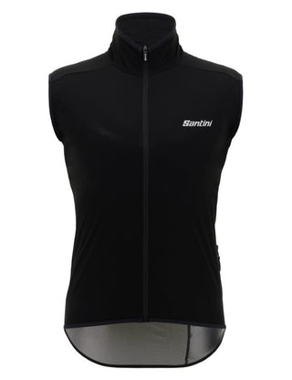 Santini Guard Nimbus Pocketable Men's Rain Vest - Black