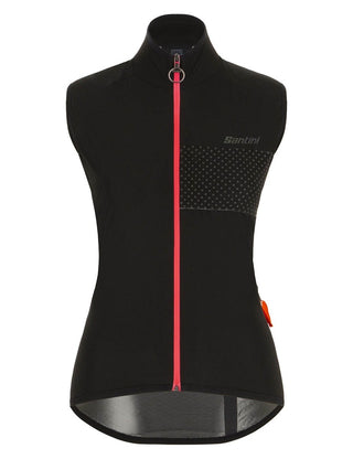 Santini Guard Nimbus Women's Rain Vest - Black Nero
