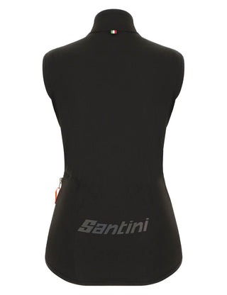Santini Guard Nimbus Women's Rain Vest - Black Nero
