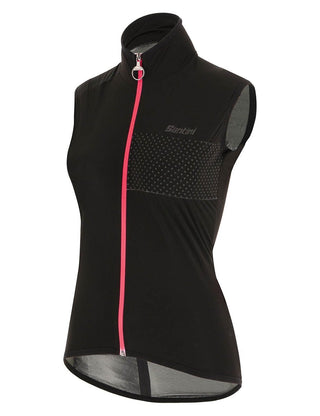 Santini Guard Nimbus Women's Rain Vest - Black Nero