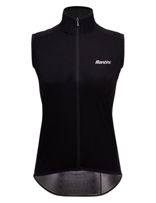 Santini Guard Nimbus Women's Rainproof Packable Vest - Black