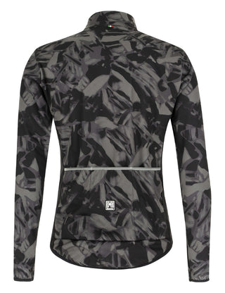 Santini Gravel Nebula Men's Windbreaker Jacket - Grey Camo