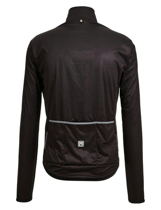 Santini Nebula 3W Men's Wind Breaker Jacket - Black