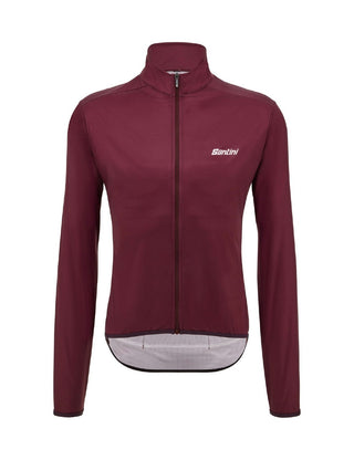 Santini Nebula 3W Men's Wind Breaker Jacket - Maroon