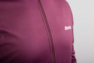 Santini Nebula 3W Men's Wind Breaker Jacket - Maroon
