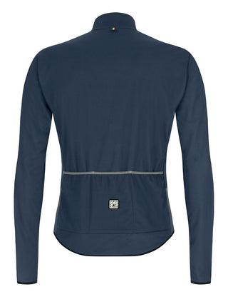 Santini Nebula Puro Men's Wind Breaker Jacket - Nautica Blue