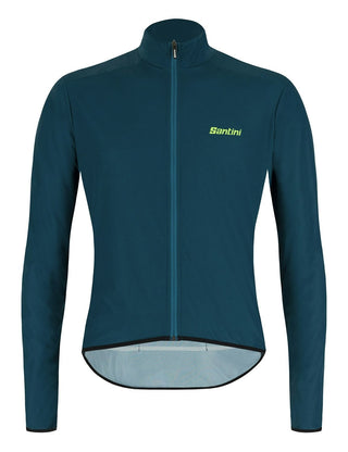Santini Nebula Puro Men's Wind Breaker Jacket - Teal