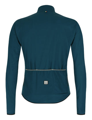 Santini Nebula Puro Men's Wind Breaker Jacket - Teal