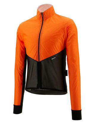 Santini Redux Lite Men's Wind Jacket - Fluro Orange