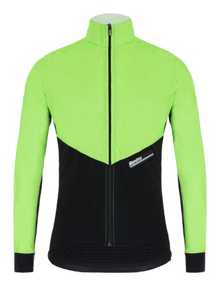 Santini Redux Vigor Men's Jacket - Fluro Green