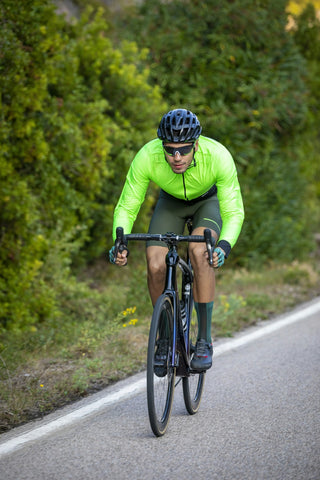 Santini Redux Vigor Men's Jacket - Fluro Green