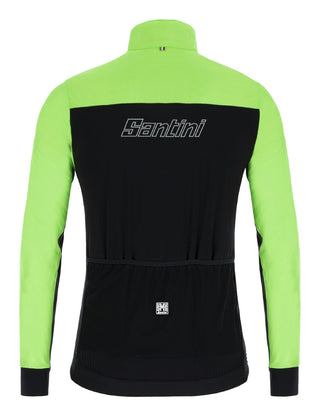 Santini Redux Vigor Men's Jacket - Fluro Green