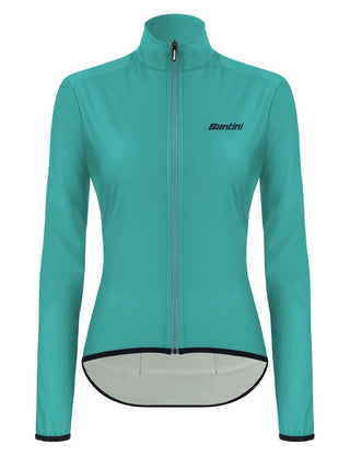 Santini Nebula Puro Women's Windbreaker Jacket - Aqua