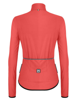 Santini Nebula Puro Women's Windbreaker Jacket - Granatina Pink