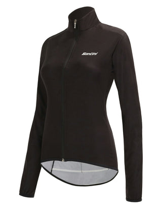 Santini Nebula Puro Women's Windbreaker Jacket - Black Nero