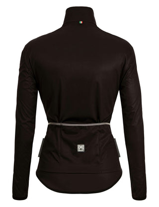Santini Nebula 3W Women's Wind Breaker Jacket - Black