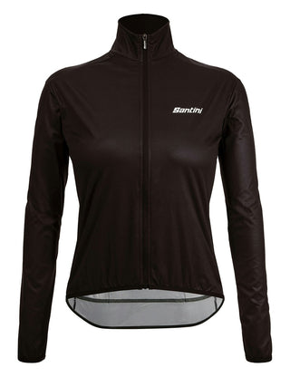 Santini Nebula 3W Women's Wind Breaker Jacket - Black
