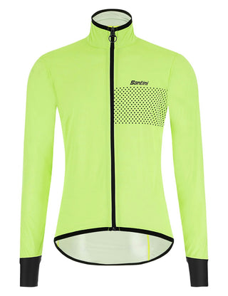 Santini Guard Nimbus Men's Rain Jacket - Fluro Green