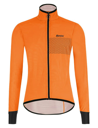 Santini Guard Nimbus Men's Rain Jacket - Fluro Orange