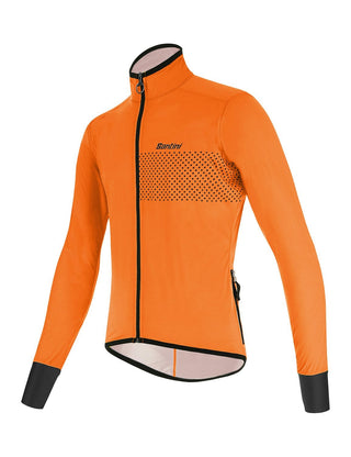 Santini Guard Nimbus Men's Rain Jacket - Fluro Orange