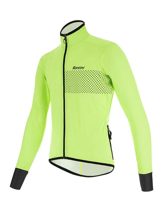 Santini Guard Nimbus Men's Rain Jacket - Fluro Green