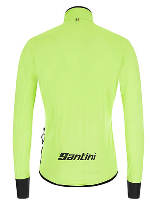 Santini Guard Nimbus Men's Rain Jacket - Fluro Green