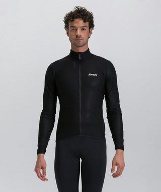 Santini Guard Nimbus Pocketable Men's Rain Jacket - Black