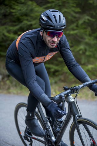 Santini Guard Mercurio Men's Rain Jacket - Black