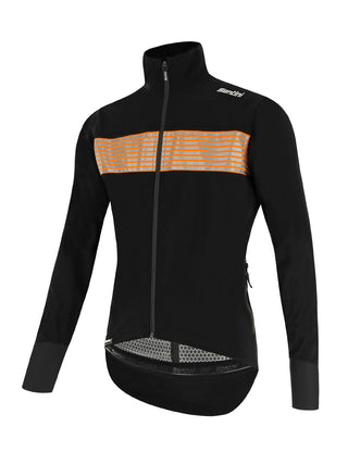 Santini Guard Mercurio Men's Rain Jacket - Black