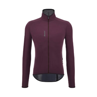 Santini Magic Packable Unisex Rain Jacket - Burgundy