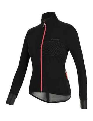 Santini Guard Nimbus Women's Rain Jacket - Black Nero