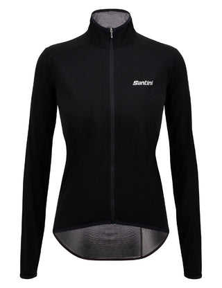 Santini Guard Nimbus Women's Rainproof Packable Jacket - Black