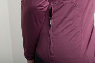 Santini Guard Nimbus Women's Rainproof Packable Jacket - Burgundy