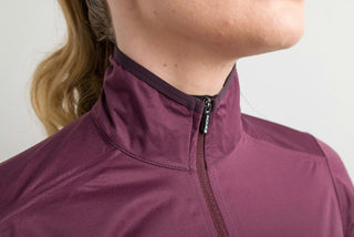 Santini Guard Nimbus Women's Rainproof Packable Jacket - Burgundy