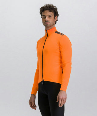 Santini Adapt Multi 4W Men's Waterproof Jacket - Fluro Orange