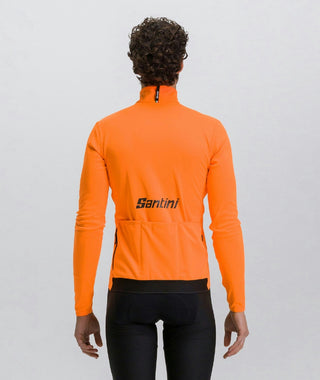 Santini Adapt Multi 4W Men's Waterproof Jacket - Fluro Orange