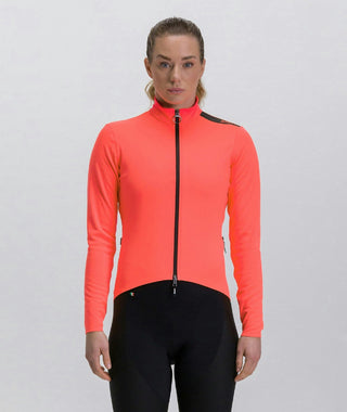 Santini Adapt Multi Women's Waterproof Jacket - Granatina Pink