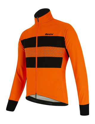 Santini Colore Bengal Men's Winter Jacket - Fluro Orange