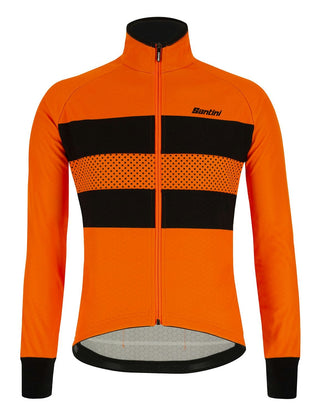 Santini Colore Bengal Men's Winter Jacket - Fluro Orange