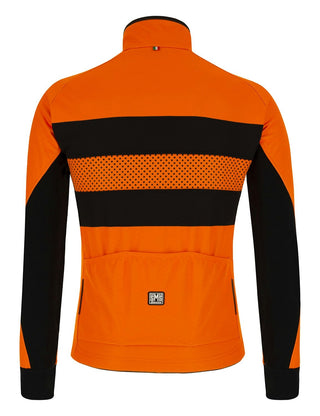 Santini Colore Bengal Men's Winter Jacket - Fluro Orange