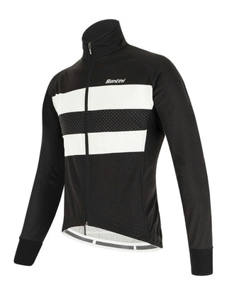 Santini Colore Bengal Men's Winter Jacket - Black Nero