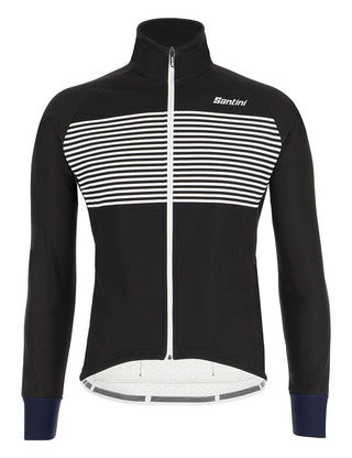 Santini Colore Men's Long Sleeve Jacket - Black Nero