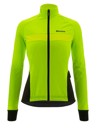 Santini Coral Bengal Women's Jacket - Fluro Green