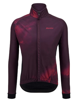 Santini Pure Dye 4W Men's Long Sleeve Jacket - Burgundy
