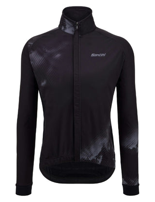 Santini Pure Dye 4W Men's Long Sleeve Jacket - Black