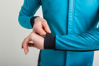 Santini Pure Dye 4W Women's Winter Long Sleeve Jersey - Aqua