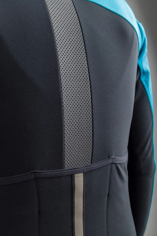 Santini Pure Dye 4W Women's Winter Long Sleeve Jersey - Aqua
