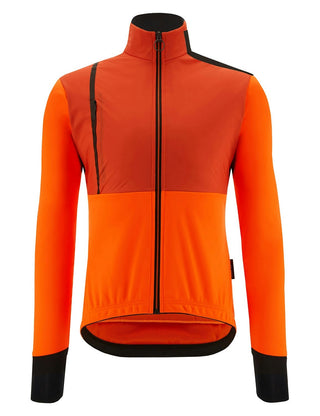 Santini Vega Absolute Men's Jacket - Fluro Orange