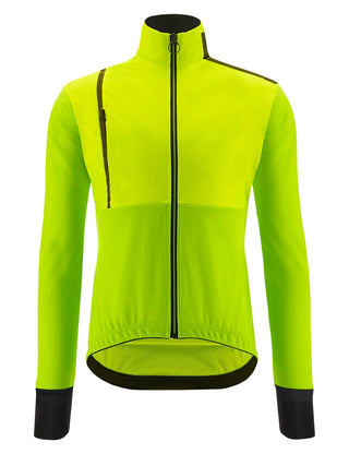 Santini Vega Absolute Men's Jacket - Fluro Green